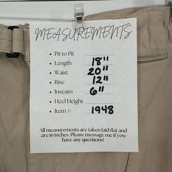 Columbia PFG Womens Cargo Shorts Size 2X Tan Fishing Hiking Outdoors Camping - Picture 3 of 12